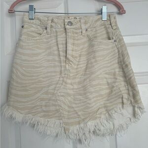 Free people printed skirt